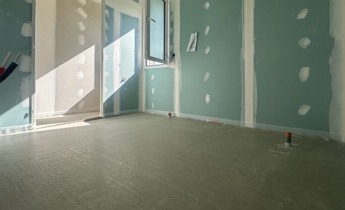 La salle de bain bleue